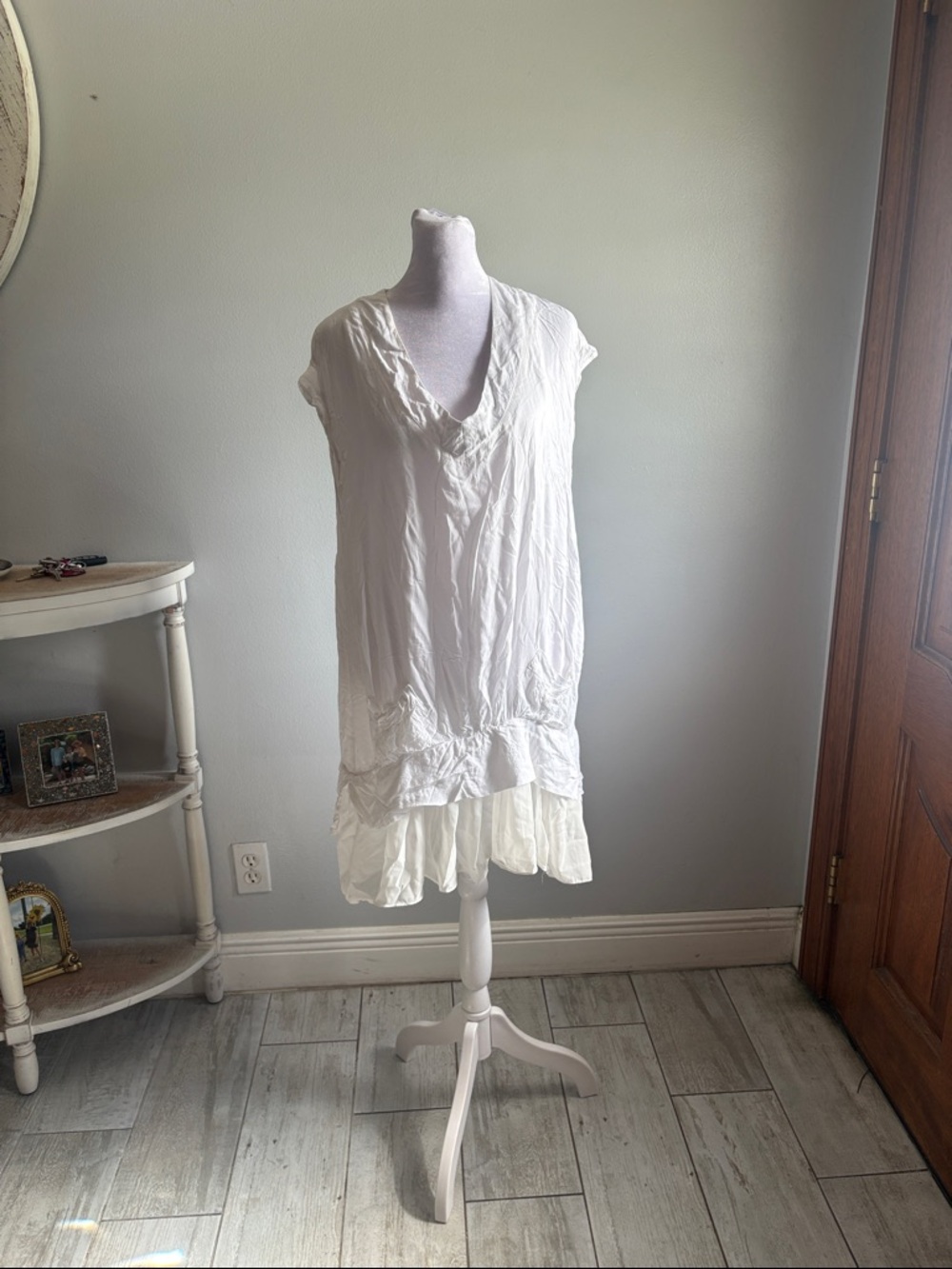 [ILEEN] White Tunic - One Size